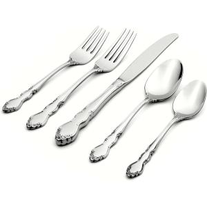 imageOneida 2766004C Dover Fine Flatware Dinner Spoons Set Of 45Piece Placesetting