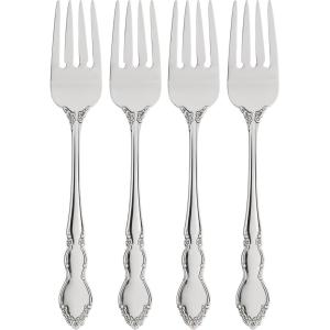 imageOneida 2766004C Dover Fine Flatware Dinner Spoons Set Of 4Salad Forks  Set of 4
