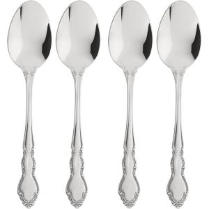 imageOneida 2766004C Dover Fine Flatware Dinner Spoons Set Of 4Teaspoons  Set of 4