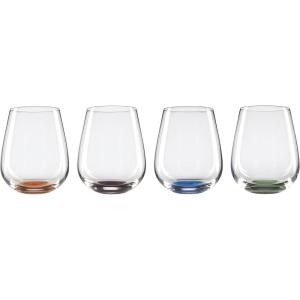 imageOneida 895928 Bottoms Up Wine Glasses Set Of 4Stemless Wine Glasses  Set of 4