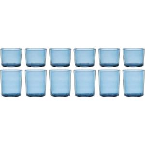 imageOneida 895978 Stackables Smoke Drinkware Set Of 12Blue