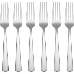 imageOneida Aptitude Everyday Flatware Dinner Knives Set of 6  180 Stainless Steel Silverware Set Dishwasher SafeDinner Forks  Set of 4