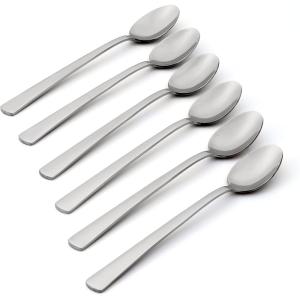 imageOneida Aptitude Everyday Flatware Dinner Knives Set of 6  180 Stainless Steel Silverware Set Dishwasher SafeTall Drink Spoons  Set of 6