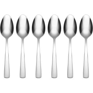 imageOneida Aptitude Everyday Flatware Dinner Knives Set of 6  180 Stainless Steel Silverware Set Dishwasher SafeTeaspoons  Set of 4