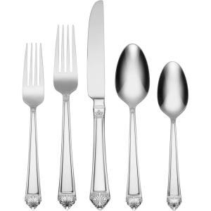imageOneida Eave 20 Piece Everyday Flatware Set Service for 4 180 Stainless Steel Silverware SetService for 4