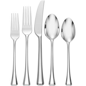imageOneida Faceta 20 Piece Fine Flatware Set Service for 4 1810 Stainless Steel Silverware SetService for 4