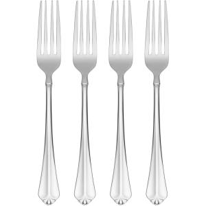 imageOneida Little Love 6 Piece Fine Flatware Progress 1810 Stainless Steel Silverware SetDinner Forks  Set of 4