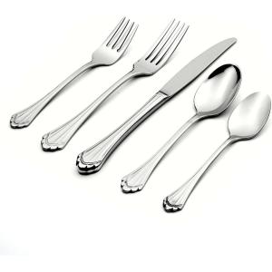imageOneida Marquette Fine Flatware Dinner Knives Set of 4 188 Stainless Steel Silverware Set Dishwasher Safe5 Piece
