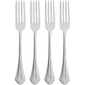 imageOneida Marquette Fine Flatware Dinner Knives Set of 4 188 Stainless Steel Silverware Set Dishwasher SafeSet of 4