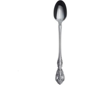 imageOneida Michelangelo Fine Flatware Teaspoons Set of 4  1810 Stainless Steel Silverware Set Dishwasher SafeTall Drink Spoon