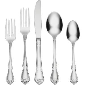 imageOneida True Rose Everyday Flatware Dinner Knives Set of 420 Count