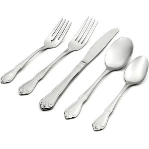 imageOneida True Rose Everyday Flatware Dinner Knives Set of 445 Piece