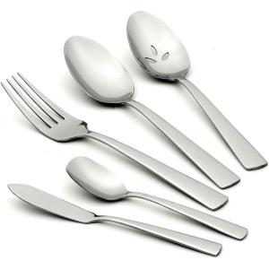 imageROBINSON HOME PRODUCTS Nocha 4PK Dinner Forks 4 Count Silver5 Piece Set