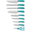 imageHampton Forge EpicurePistachio17Piece BlockSet 17Piece Pistachio15Piece Cutlery Set  Aqua