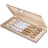 imageHampton Forge Sfs51L04Wb Lynden Set Of 4 Olive Wood Steak KnivesSteak Knives  Set of 4