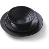 imageOneida White Ridge Piece Dinnerware Set 12 Count First Apartment Back To CollegeBlack