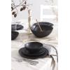 imageOneida White Ridge Piece Dinnerware Set 12 Count First Apartment Back To CollegeBlack