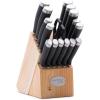imageHampton Forge EpicurePistachio17Piece BlockSet 17Piece Pistachio17Piece Cutlery Set