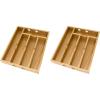 imageHampton Forge Nwc046Upc Natural Wood Caddy Openstock1 Count Pack of 2