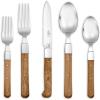 imageHampton Forge Sfs51L04Wb Lynden Set Of 4 Olive Wood Steak Knives5Piece Set