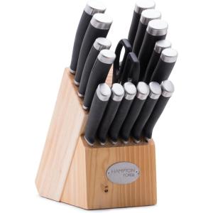 imageHampton Forge EpicurePistachio17Piece BlockSet 17Piece Pistachio17Piece Cutlery Set