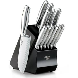 imageHampton Forge Kobe5PieceUtility KnifeBlockSetSilver 5 Piece12Piece Knife Block Set