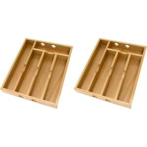 imageHampton Forge Nwc046Upc Natural Wood Caddy Openstock1 Count Pack of 2