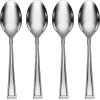 imageOneida Butler Everyday Flatware Dinner Forks 180 Stainless Steel Set of 4 SilverSet of 4