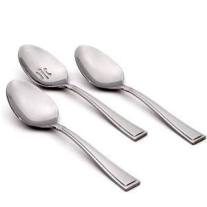 imageOneida Butler Everyday Flatware Dinner Forks 180 Stainless Steel Set of 4 SilverSet of 3