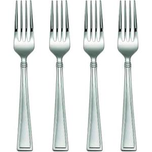 imageOneida Butler Everyday Flatware Dinner Forks 180 Stainless Steel Set of 4 SilverSet of 4