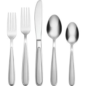 imageOneida H001006BL20 Jordan Sandblasted Everyday Dinner Forks Set Of 6104 inches