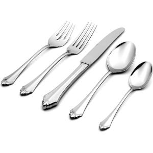 imageOneida Kenwood 5 Piece Fine Flatware Set 1810 Stainless Steel SilverSet of 4