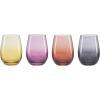imageOneida 898241 Golden Hour Double Old Fashioned Glasses Set Of 4Stemless Wine Glasses