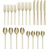 imageOneida 895334 Allay Champagne Everyday Flatware 2 Piece Serving Spoon Set20Piece Flatware Set  Champagne