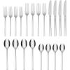 imageOneida 895334 Allay Champagne Everyday Flatware 2 Piece Serving Spoon Set20Piece Flatware Set  Metallic