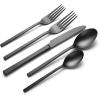 imageOneida 895334 Allay Champagne Everyday Flatware 2 Piece Serving Spoon Set20Piece Flatware Set  Midnight