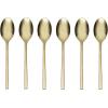 imageOneida 895334 Allay Champagne Everyday Flatware 2 Piece Serving Spoon SetTeaspoons  Champagne