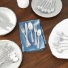 imageOneida Tress Everyday Flatware Set 540 LB Metallic 50 PieceService for 8