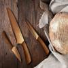 imageHampton Forge Raintree Copper 13 Piece Block Set BrownWood10Piece Cutlery Set