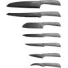 imageHampton Forge Raintree Copper 13 Piece Block Set BrownWood13Piece Cutlery Set  Ash