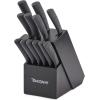 imageHampton Forge Raintree Copper 13 Piece Block Set BrownWood13Piece Cutlery Set  Ash
