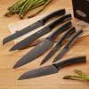 imageHampton Forge Skandia Beck 7 Piece Knife Block Set one size TaupeGrey