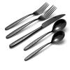 imageOneida 894808 Storm Champagne 20 Piece Everyday Flatware Set Service For 4Black
