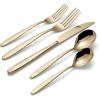 imageOneida 894808 Storm Champagne 20 Piece Everyday Flatware Set Service For 4Champagne