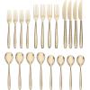imageOneida 894808 Storm Champagne 20 Piece Everyday Flatware Set Service For 4Champagne