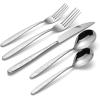 imageOneida 894808 Storm Champagne 20 Piece Everyday Flatware Set Service For 4Stainless Steel