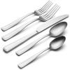 imageOneida 896756 Reid Satin 20 Piece Flatware Set20Piece Flatware Set  Satin Black