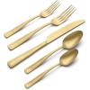 imageOneida 896756 Reid Satin 20 Piece Flatware Set20Piece Flatware Set  Vintage Champagne