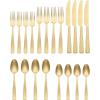 imageOneida 896756 Reid Satin 20 Piece Flatware Set20Piece Flatware Set  Vintage Champagne