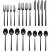 imageOneida 896761 Dean Satin Black 20 Piece Flatware SetBlack